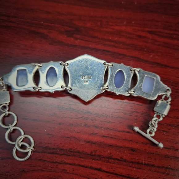 SAJEN CHALCEDONY MOP GODDESS BRACELET - Picture 3 of 5